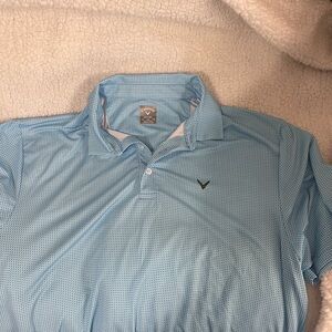 Callaway Blue Athletic Polo Shirt